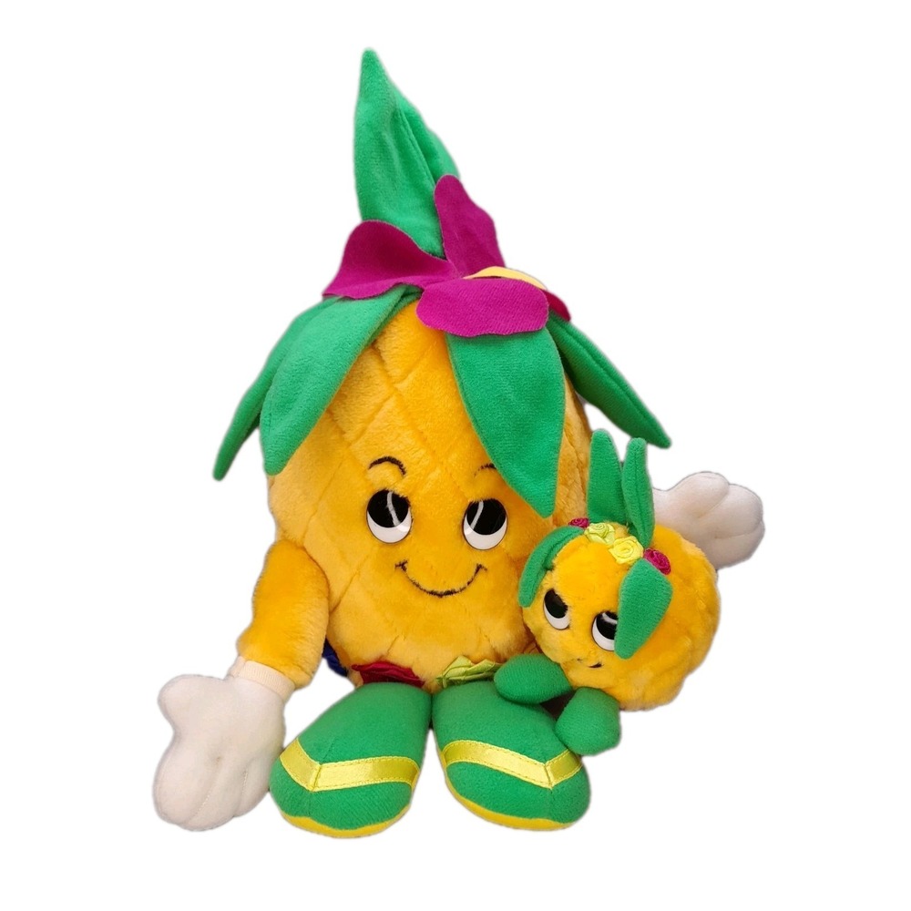 Dole‎ Piney Pals Blossom & Bamboo Pineapple Plush 10" Vintage Fruit Advertising